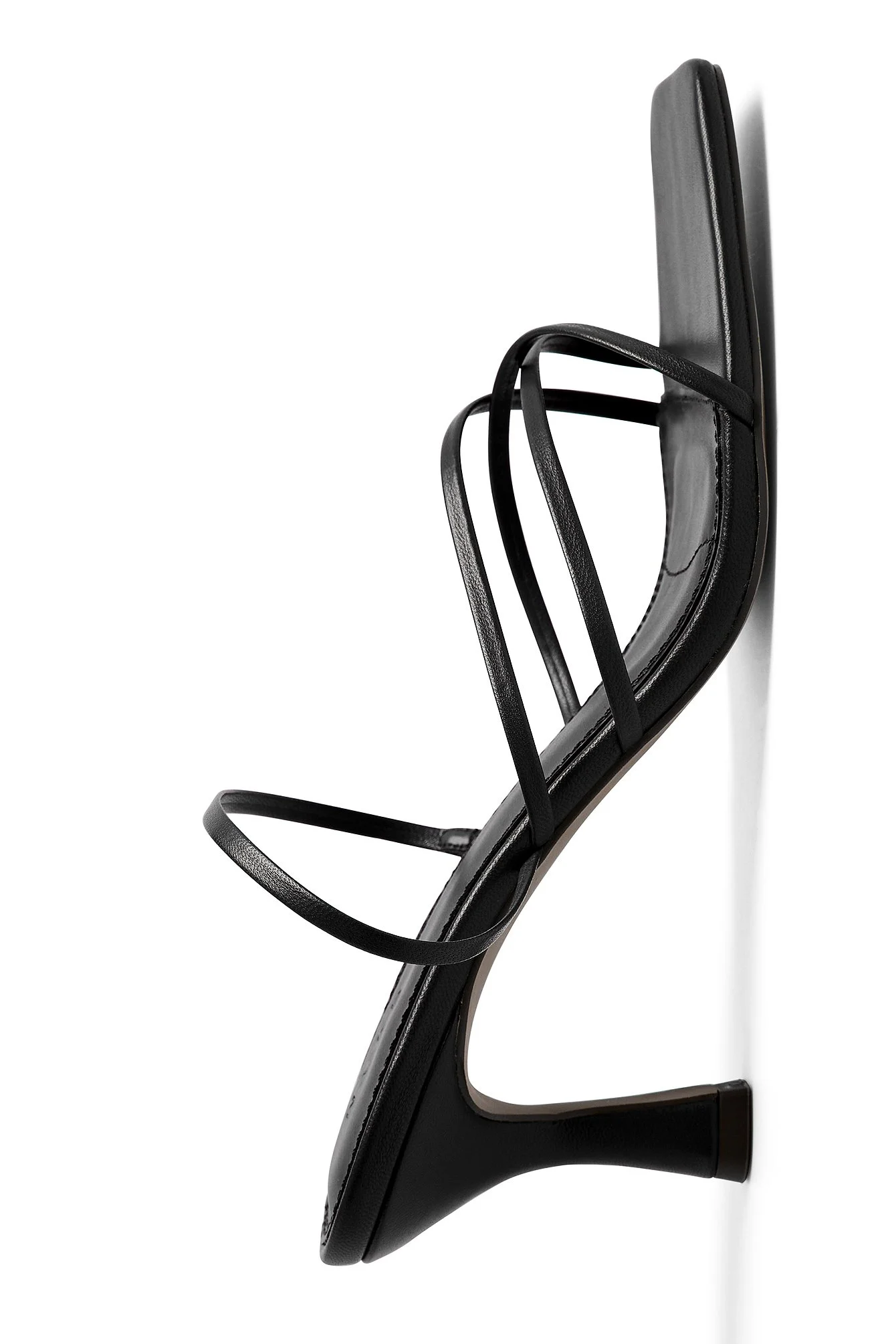 Leather Strappy Heels