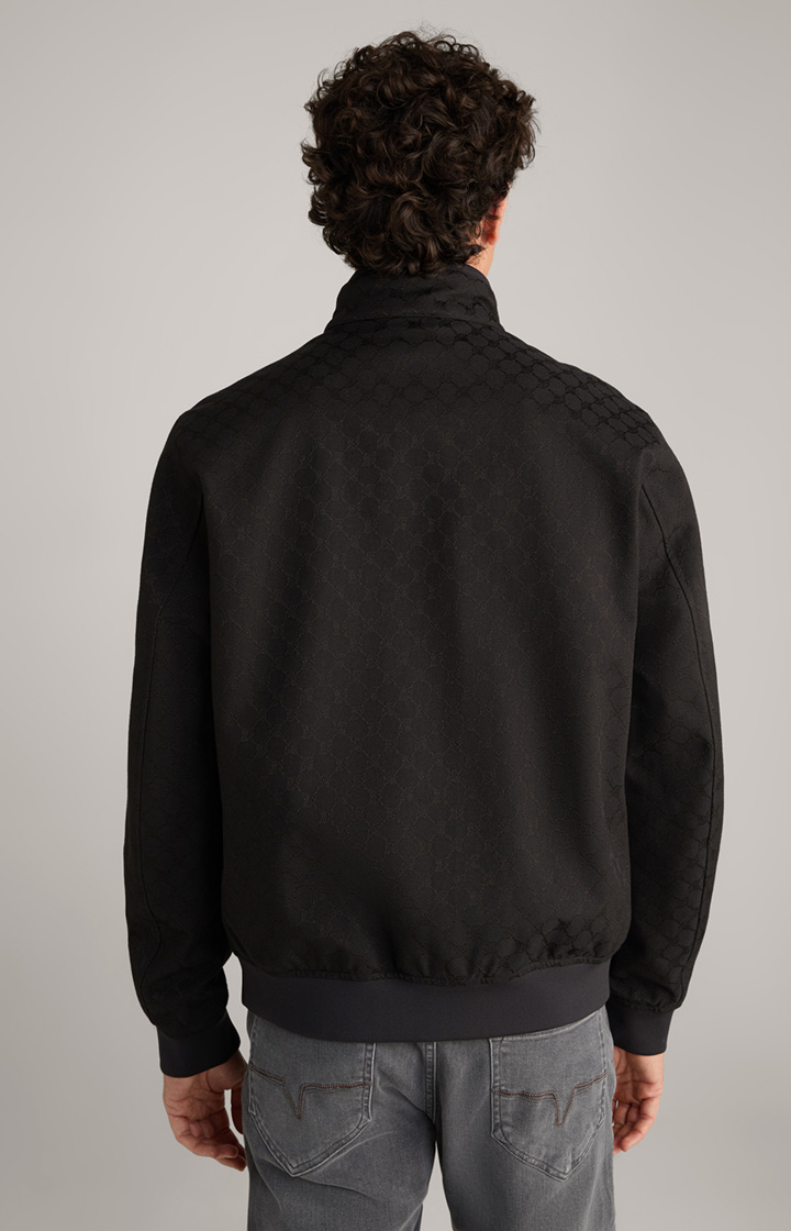 Cornflower-Jacke Escor in Schwarz gemustert