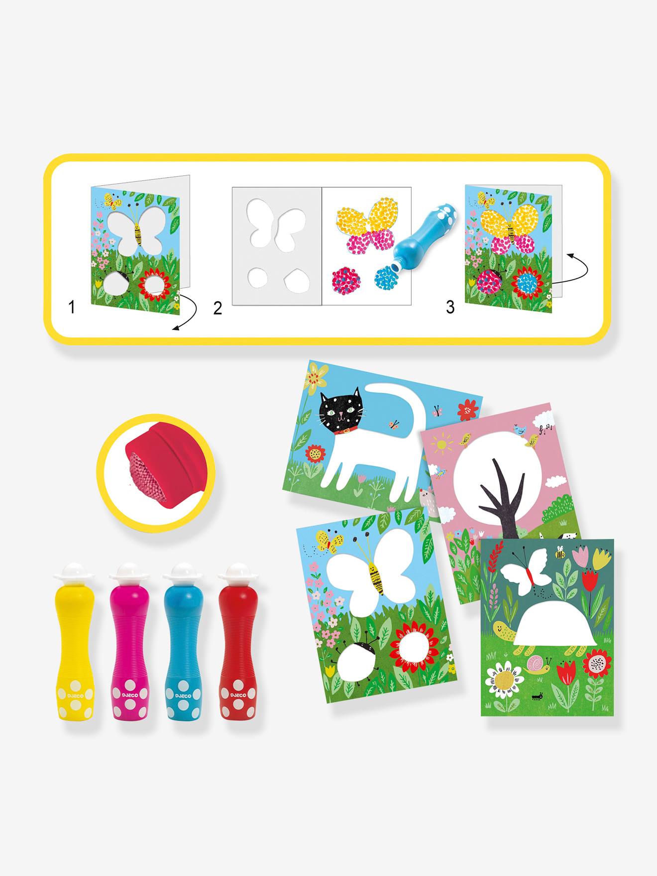 Djeco Mal-Set TUPFENBILDER DJECO - mehrfarbig