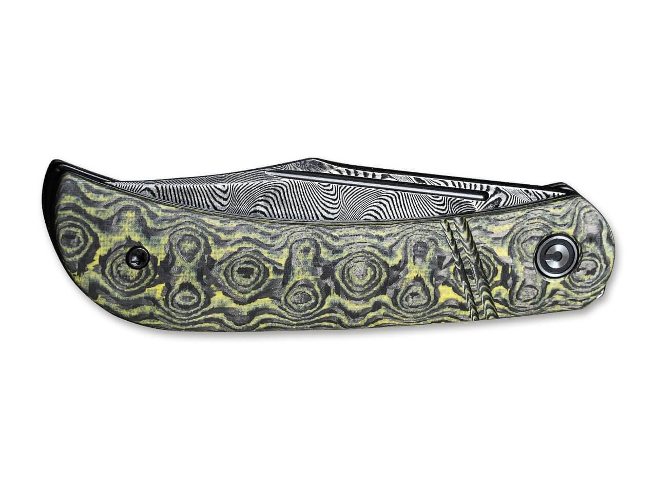 Appalachian Drifter Damascus G10 CF Yellow