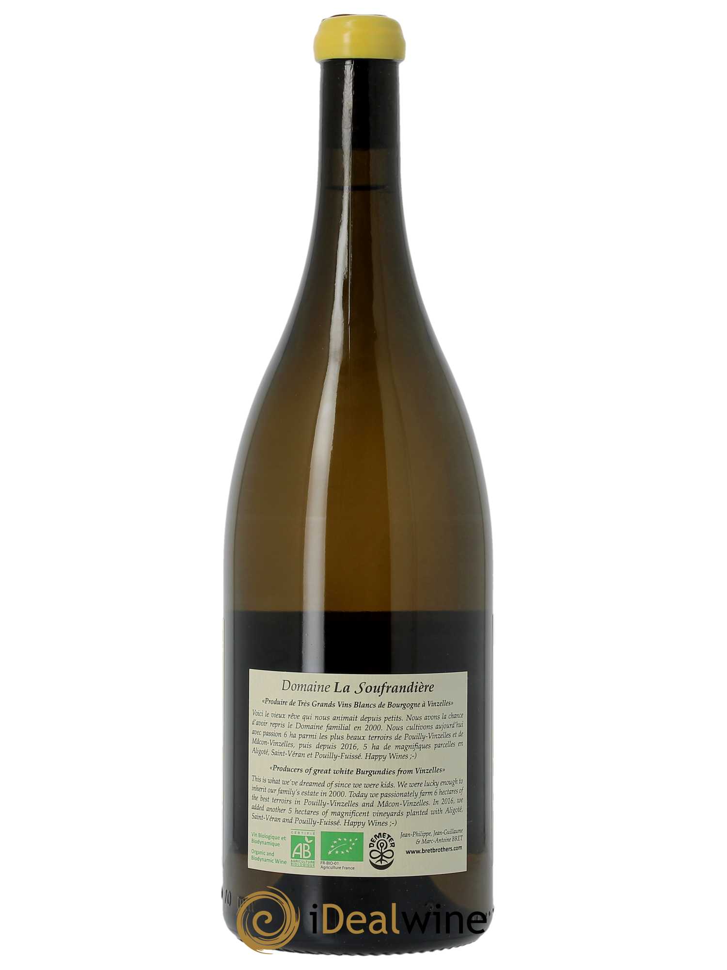 Pouilly-Vinzelles La Soufrandière - Bret Brothers  2022 - Lot de 1 Magnum