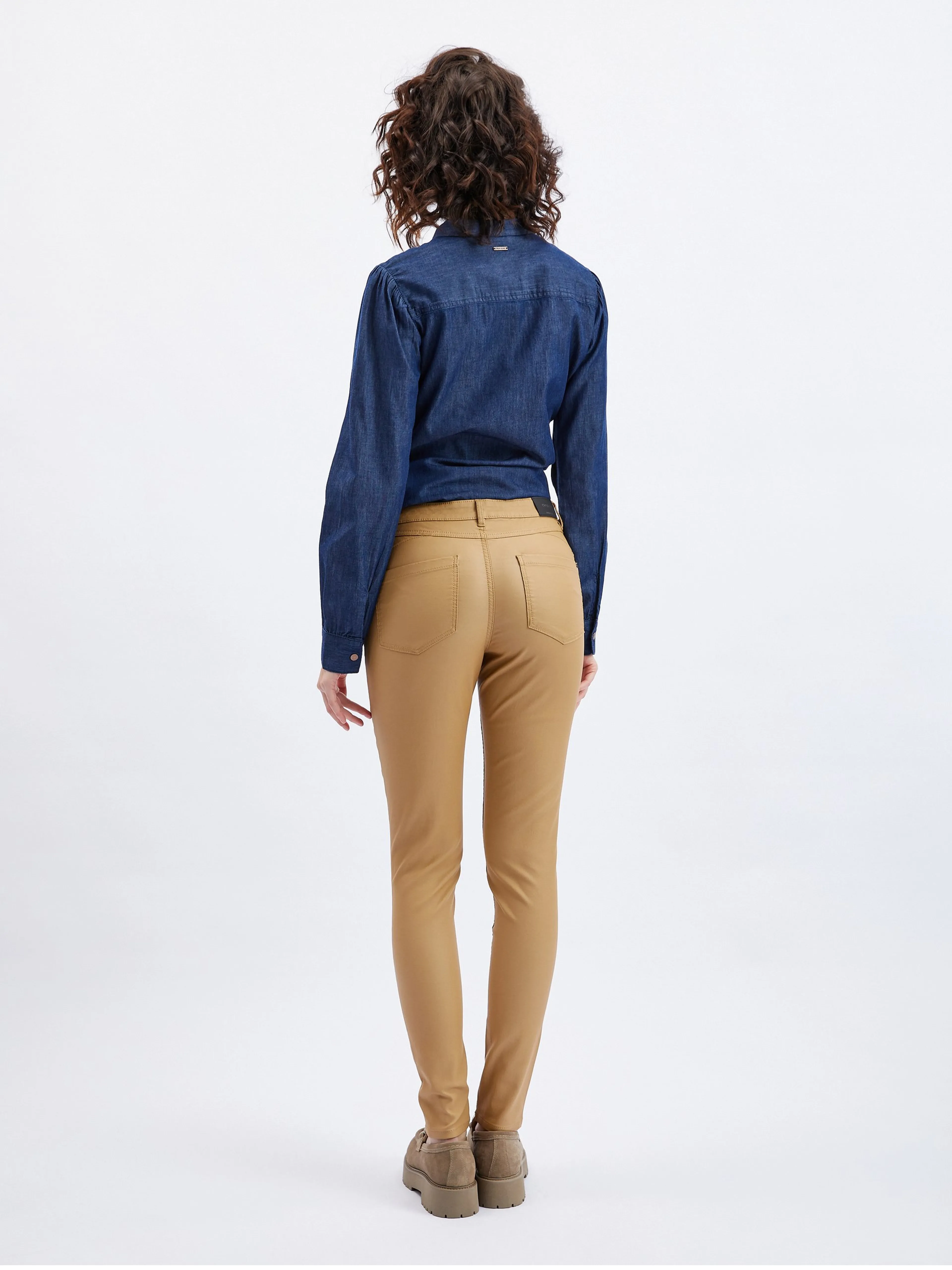 Braune Skinny-Fit-Hose für Damen ORSAY