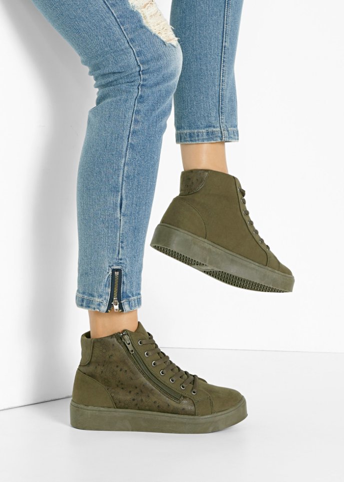 High top Plateau Sneaker