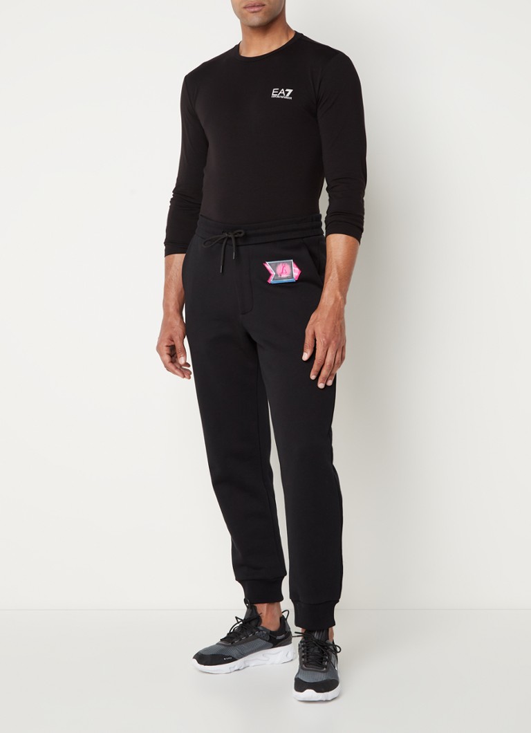 Emporio Armani  Trainings longsleeve met logo- en backprint