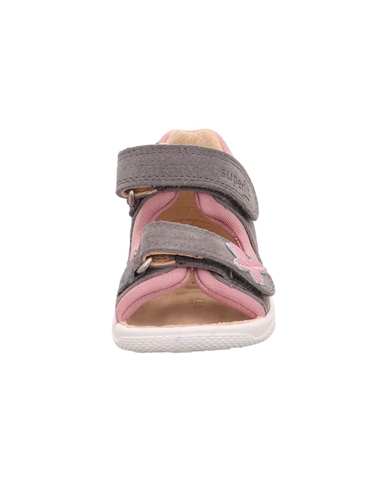 superfit Lauflernsandale POLLY in Grau/Rosa günstig kaufen