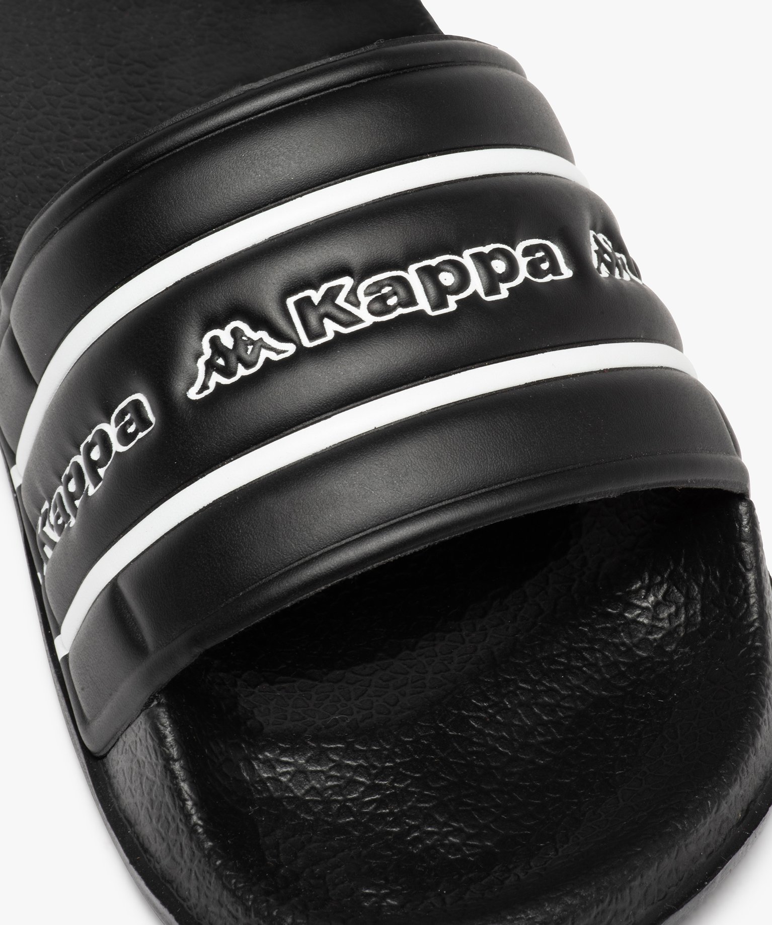 Mules de piscine Garçon bicolores - Kappa noir | GEMO