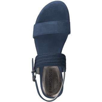Marco Tozzi Earth Edition Sandale in blau