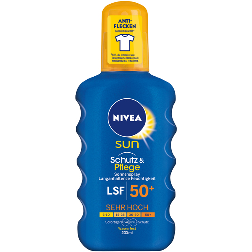 NIVEA SUN Schutz & Pflege Sonnenpray LSF 50   200 ml  Spray