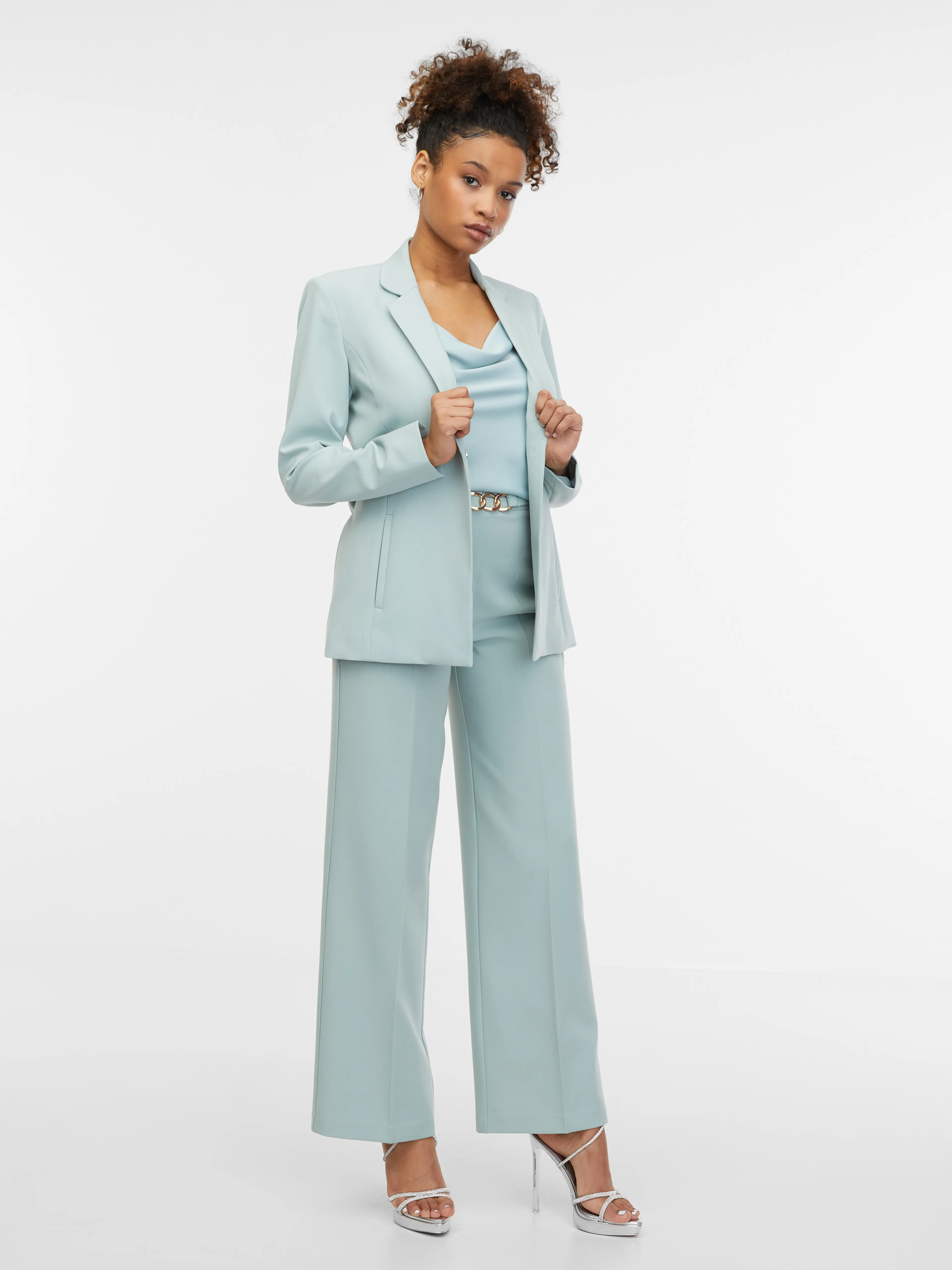 Mintfarbene Damenjacke ORSAY