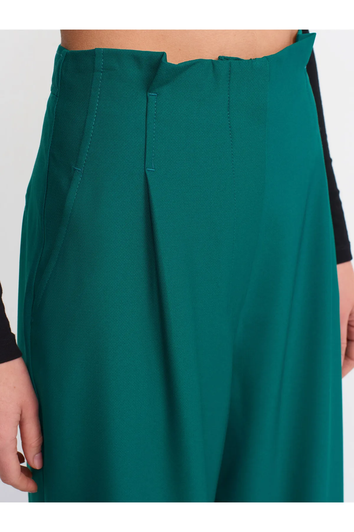 Dilvin  Hose - Grün - Wide Leg