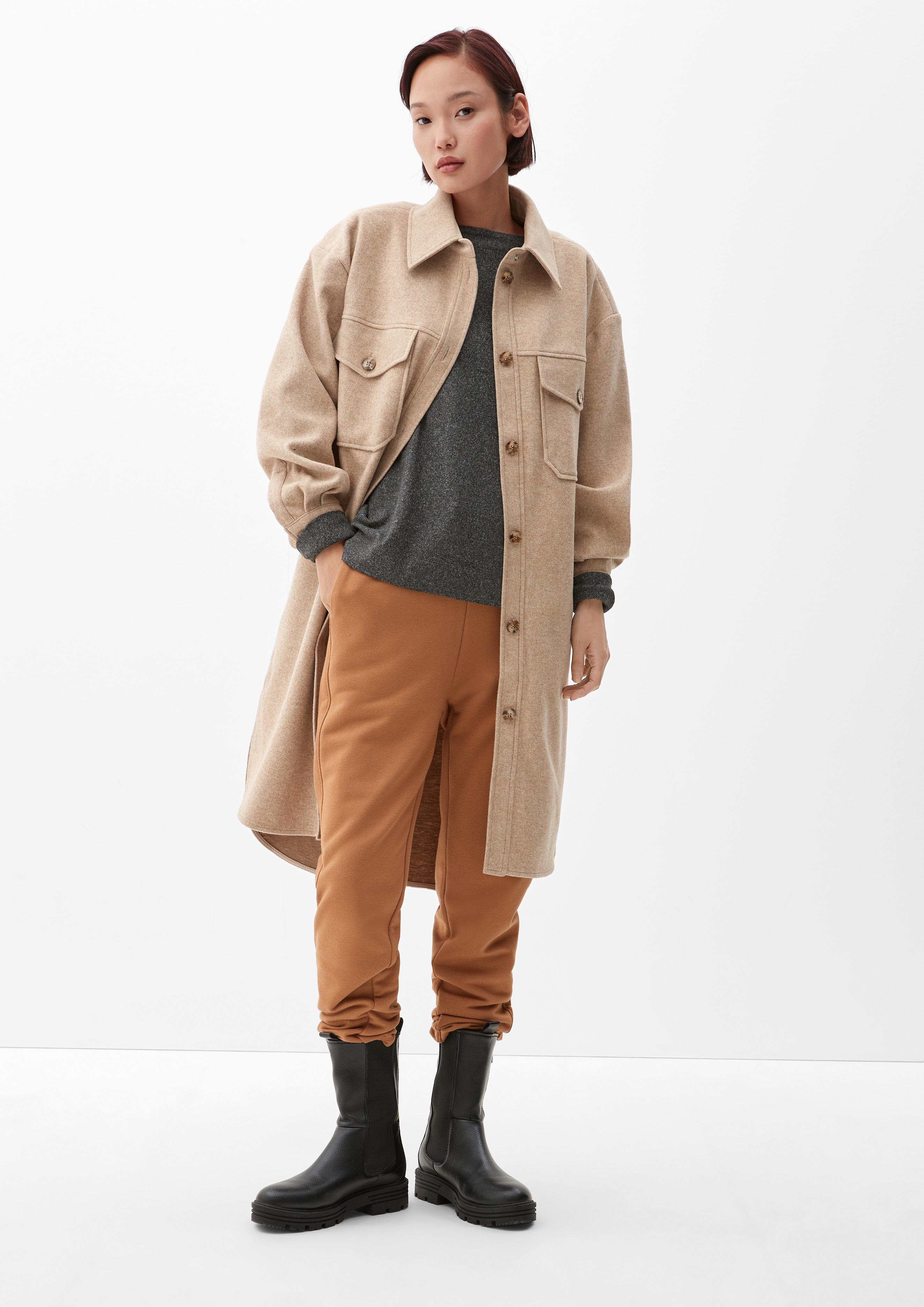 Langarmshirt in Melange-Optik  2121520-9898
