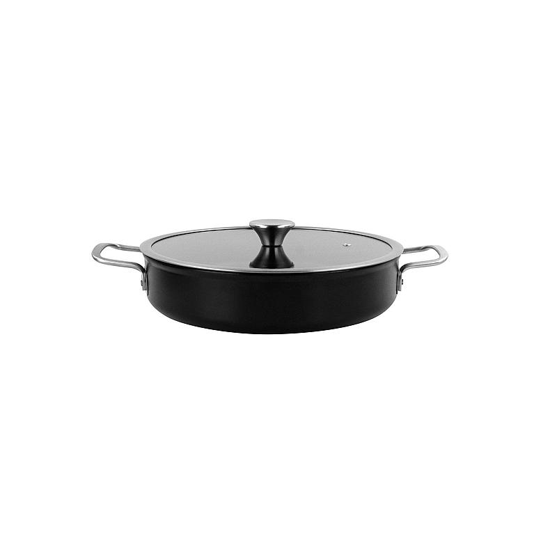 Cuisine Chef Stekegryte ø 28 cm lav m/glasslokk Chef