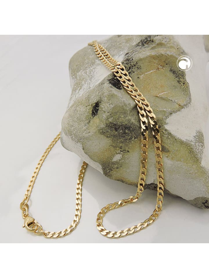Gallay Kette 2mm Weitpanzer flach 14Kt GOLD 45cm in gold günstig kaufen onesize