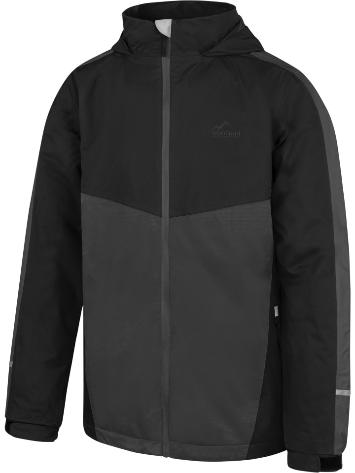 Normani Outdoor Sports Kinder Regenjacke Puyallup in Schwarz günstig kaufen