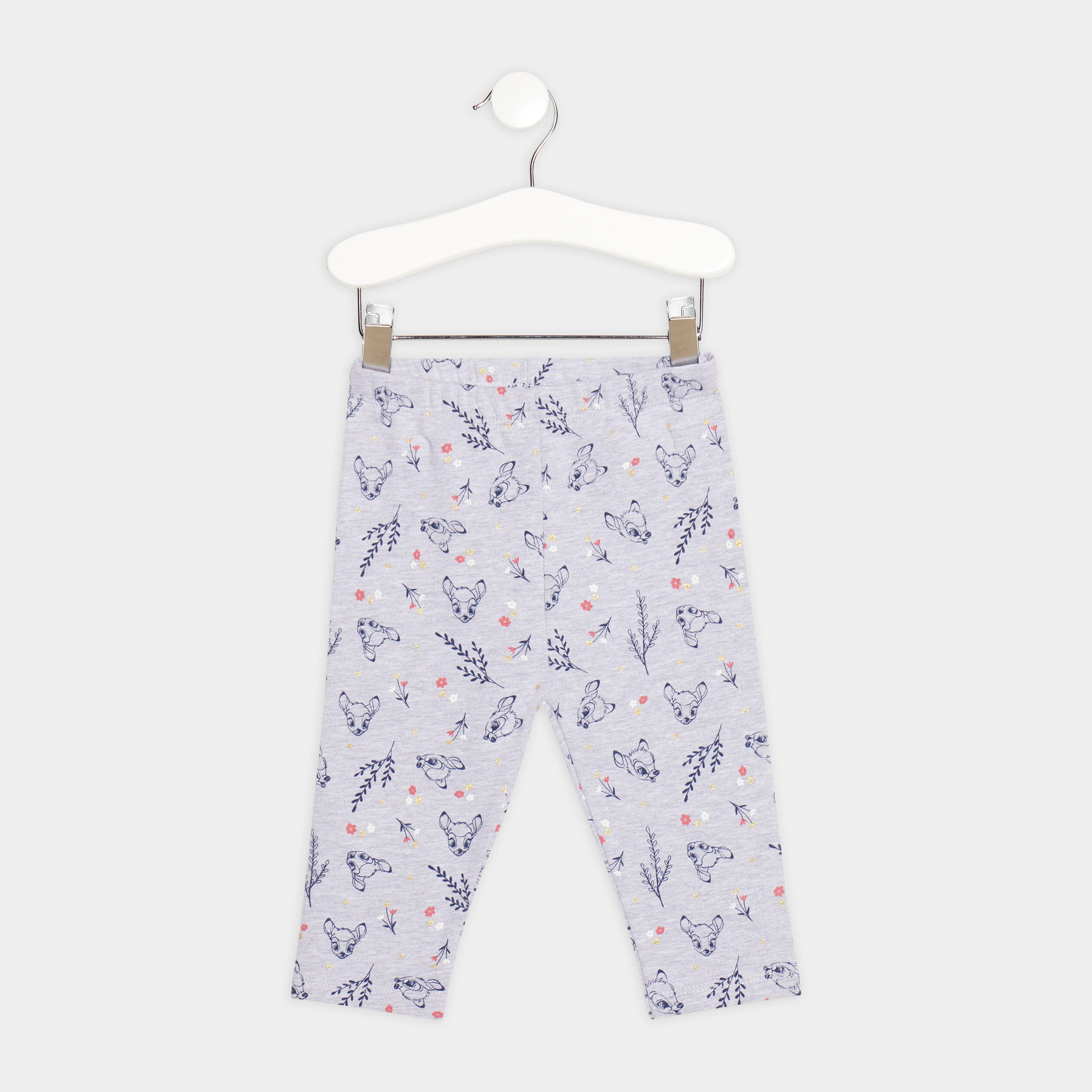Legging Bambi gris bébé fille | La Halle