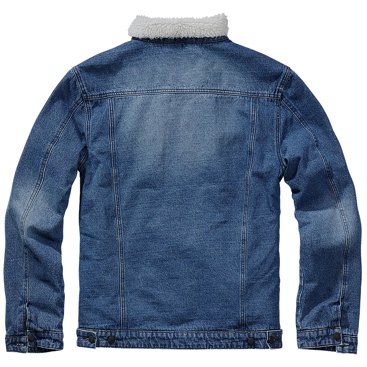 Sherpa Demin Jacke blau