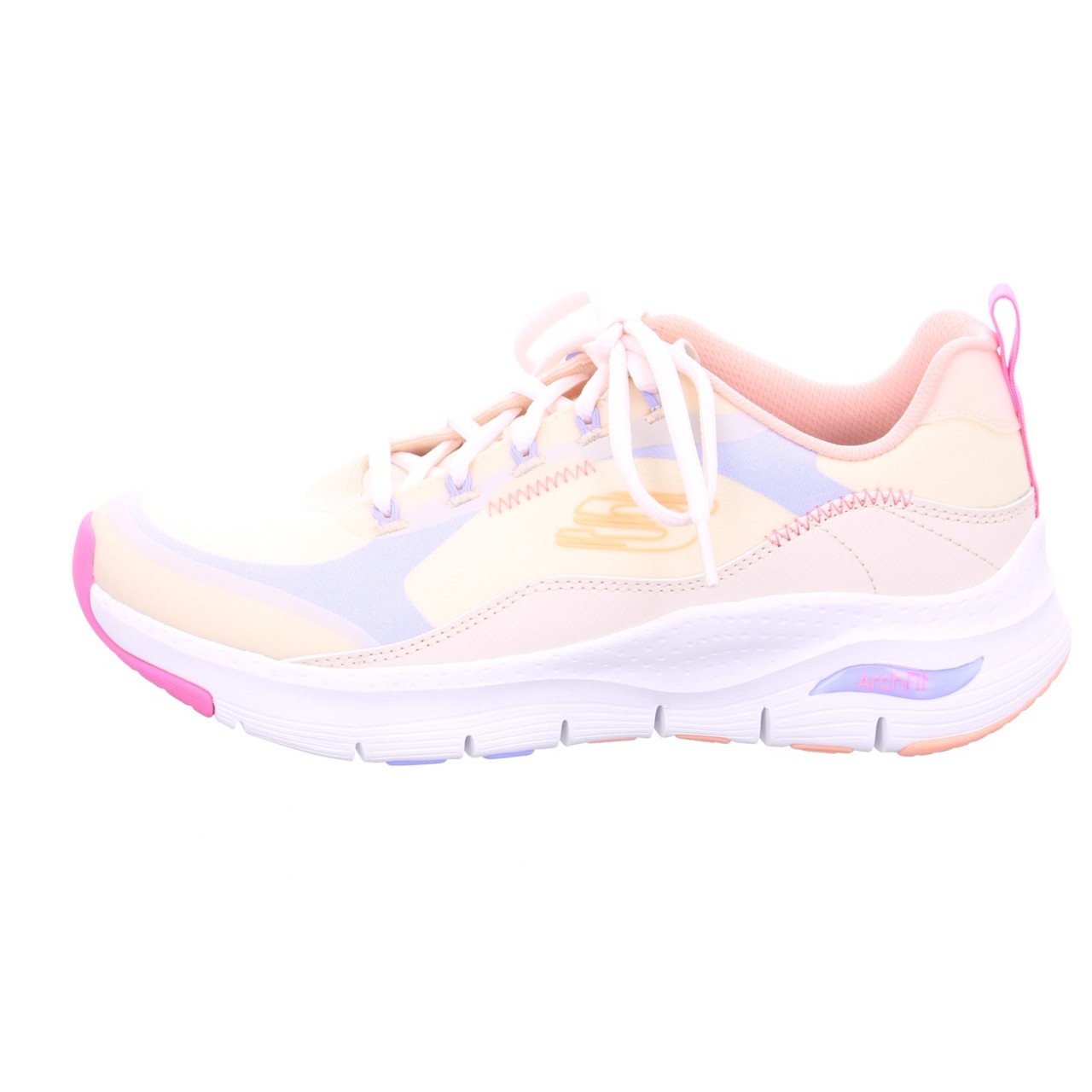 SKECHERS Freizeit Schnürer silber