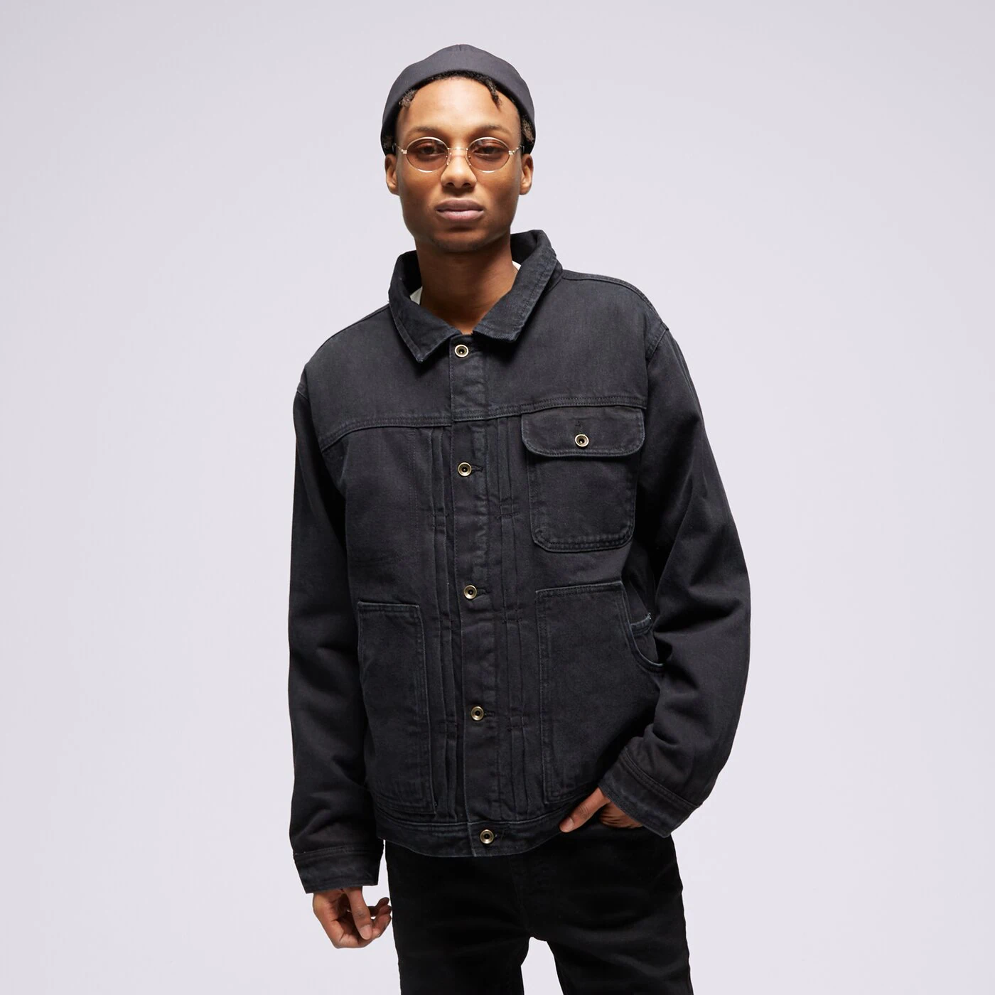 VANS JACKE DONATO SHERPA DENIM Schwarz