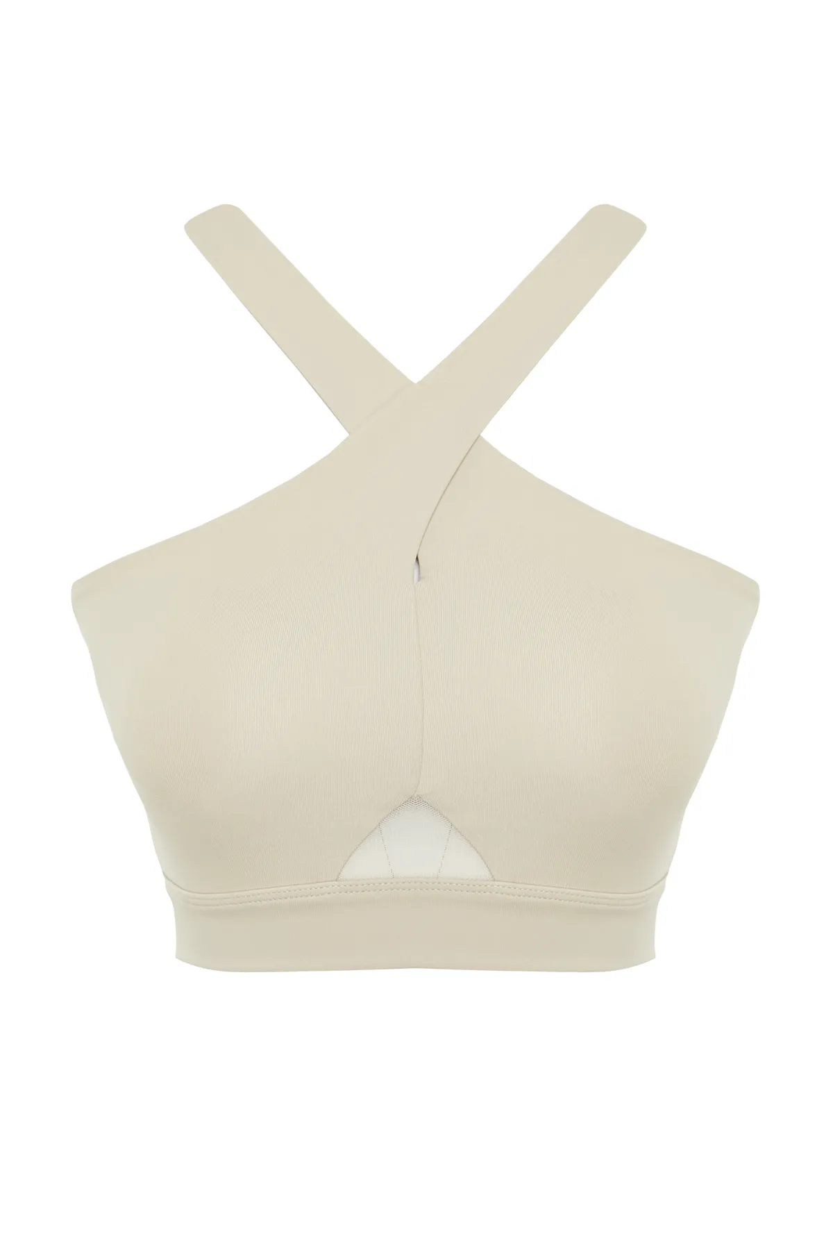 Trendyol Collection  Stone Supported/Shaping Tüll Detailgestrickter Sport-BH THMSS23SS00023