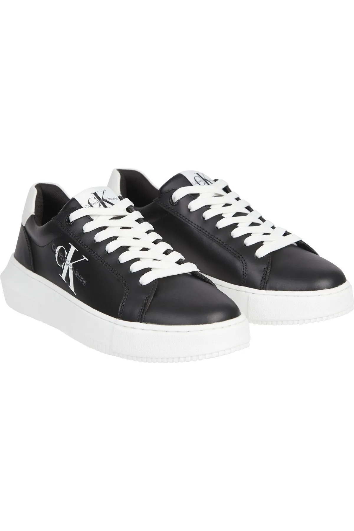 Calvin Klein  Schwarze Damen-Sneaker mit Markenlogo, geeignet für den täglichen Gebrauch Yw0yw00823-bds