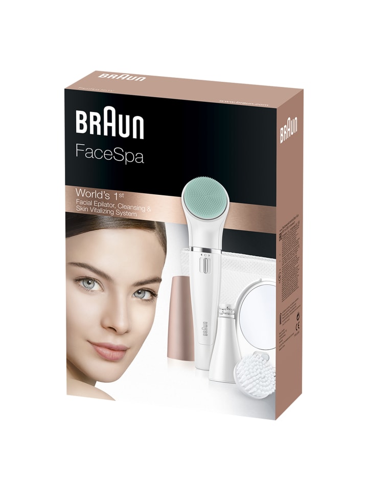 Braun Gesichtsreinigungsbürste und -epilierer 