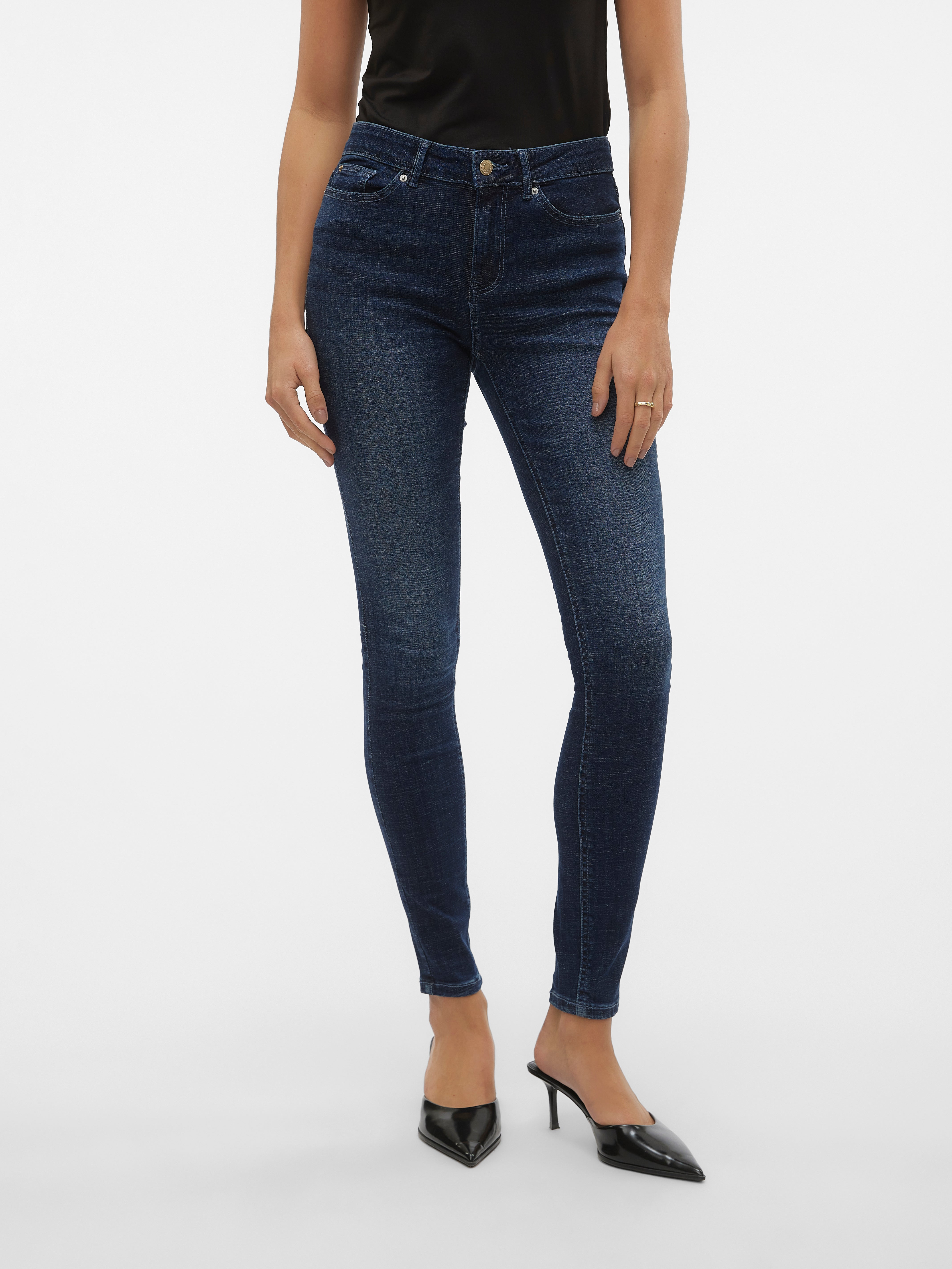 VMFLASH Mid Rise Skinny Fit Jeans