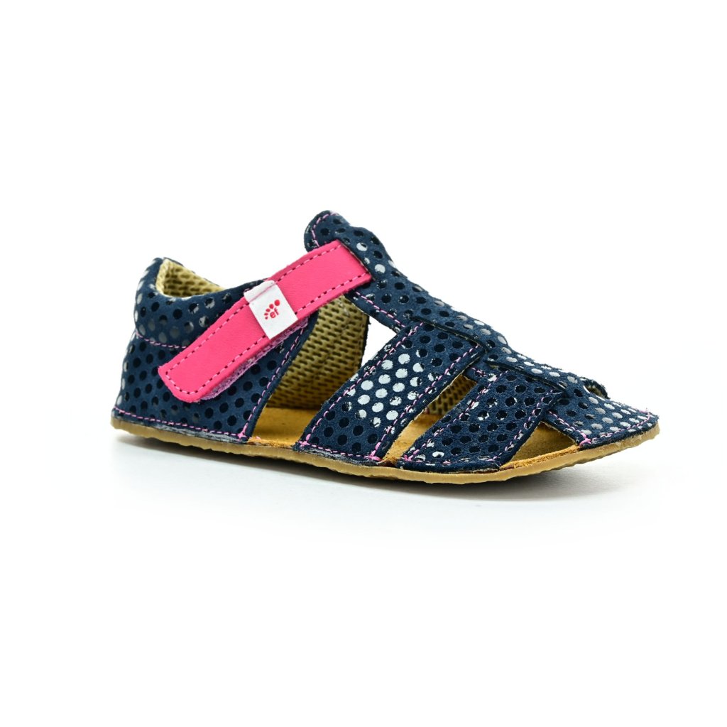 Ef Granat Kropki Barfußsandalen