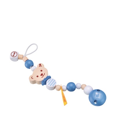 Steiff by Selecta® Schnullerkette, 21 cm, mittelblau