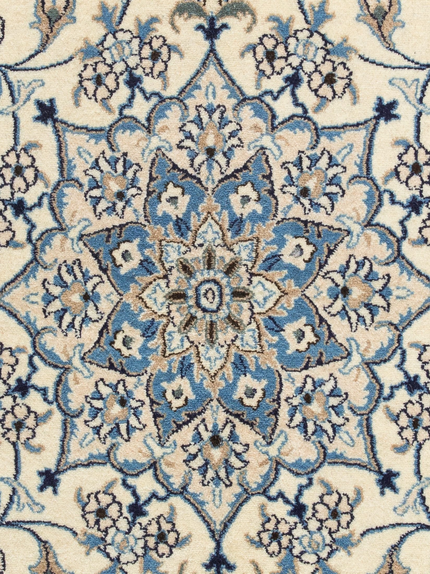 Kaschmar Nain 12 Lah ca. 165 x 238 cm, Unikat / Einzelstück
