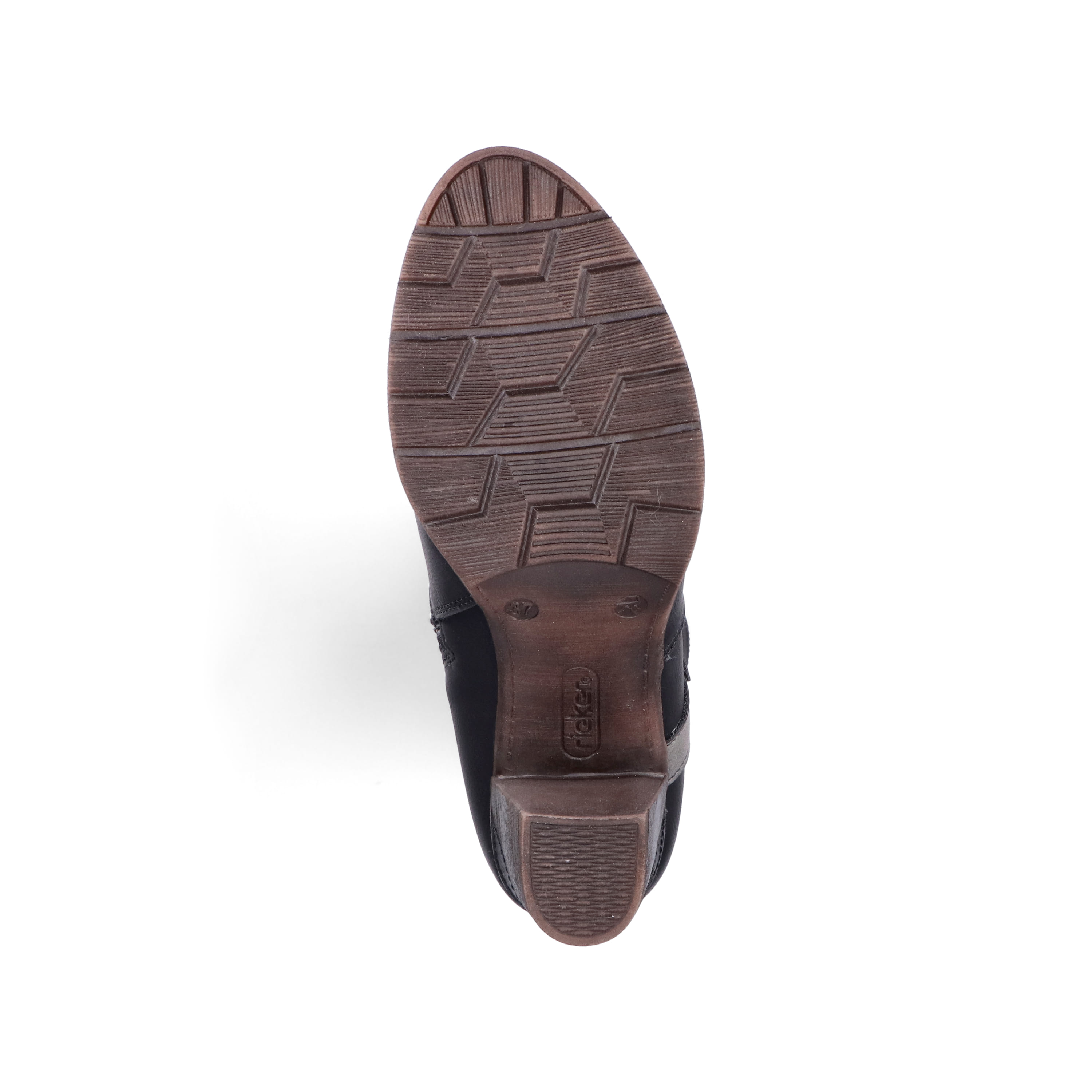 Rieker Damen Hochschaftstiefel tiefschwarz