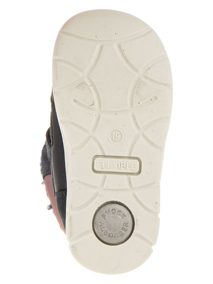 lamino Leder-Boots in Dunkelblau günstig kaufen
