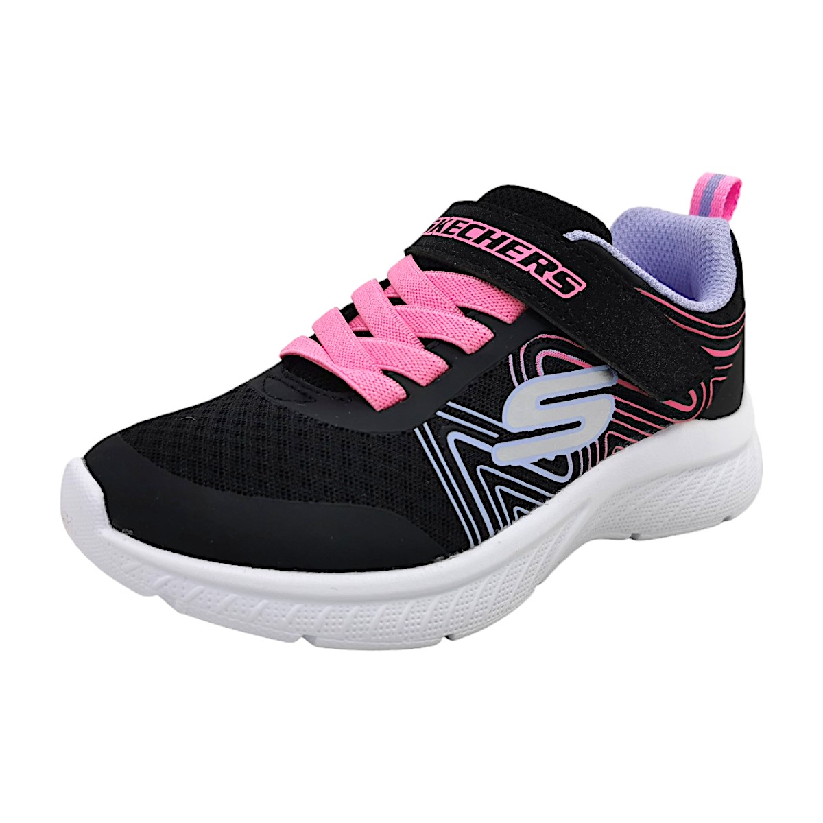 Skechers Microspec + Swirl Sweet 303535L Schwarz BKMT black/ multi