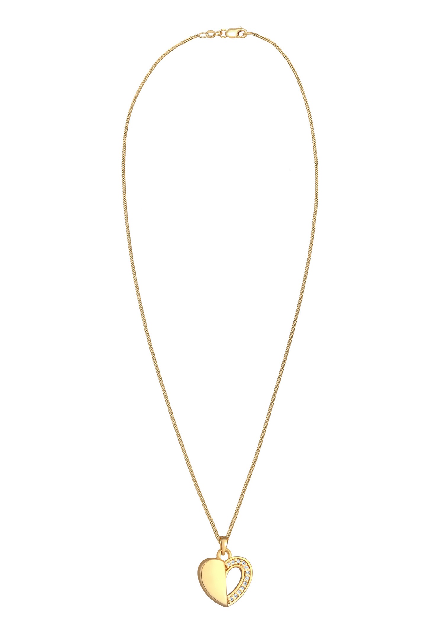Wisiorek Elli DIAMONDS Infinite Love Lady Heart z diamentem (0,06 ct.) w srebrze próby 925