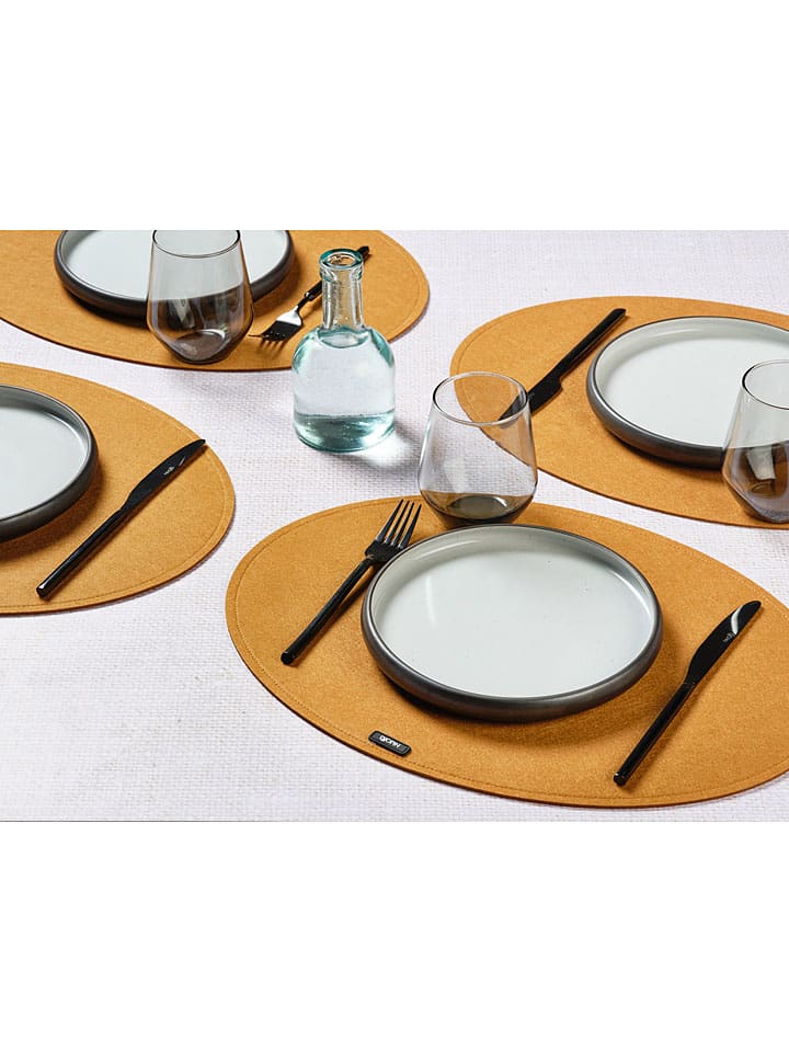 Björn 6er-Set: Tischsets in Hellbraun - (L)45 x (B)33 cm günstig kaufen onesize