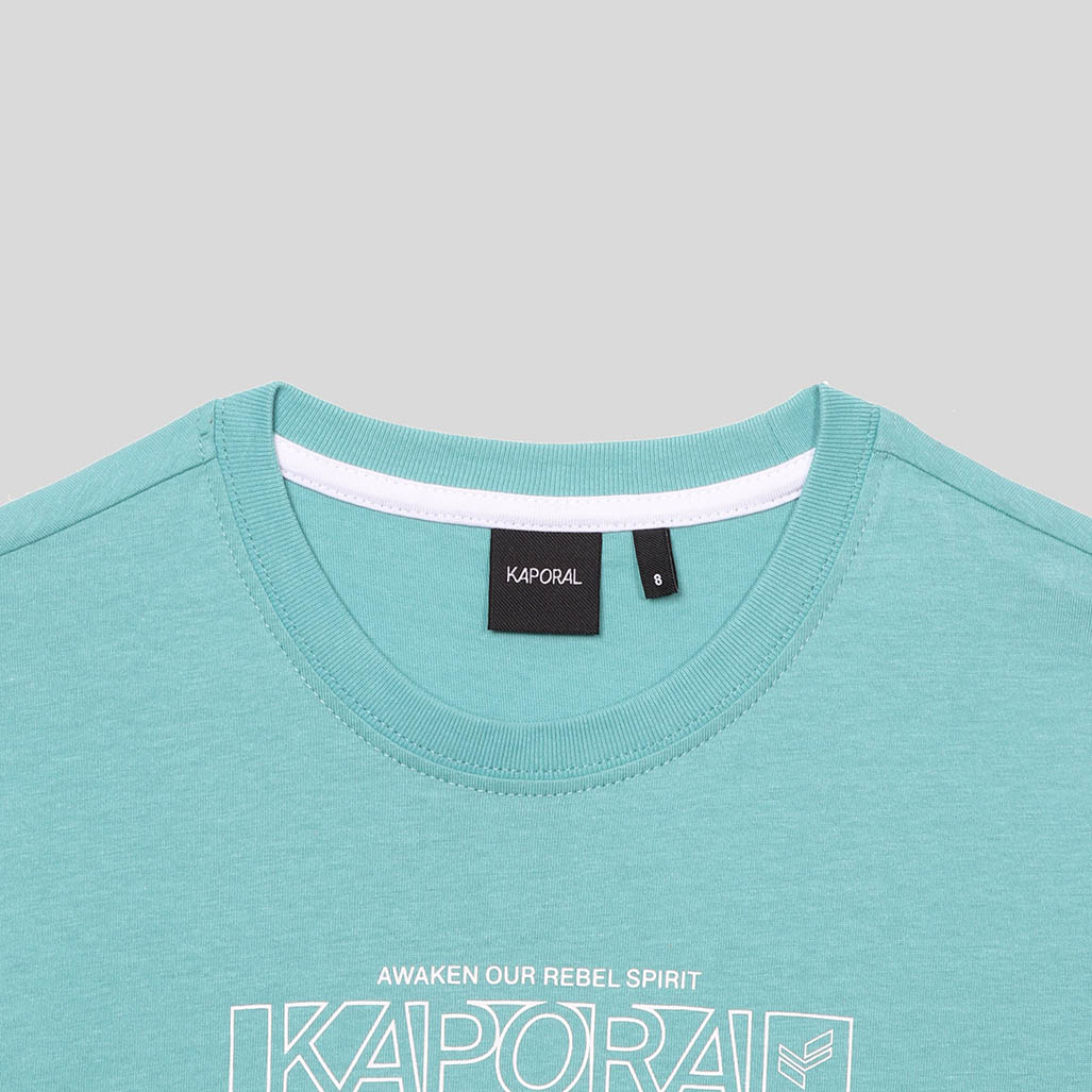 ORDO   T-shirt bleu Garçon 100% coton