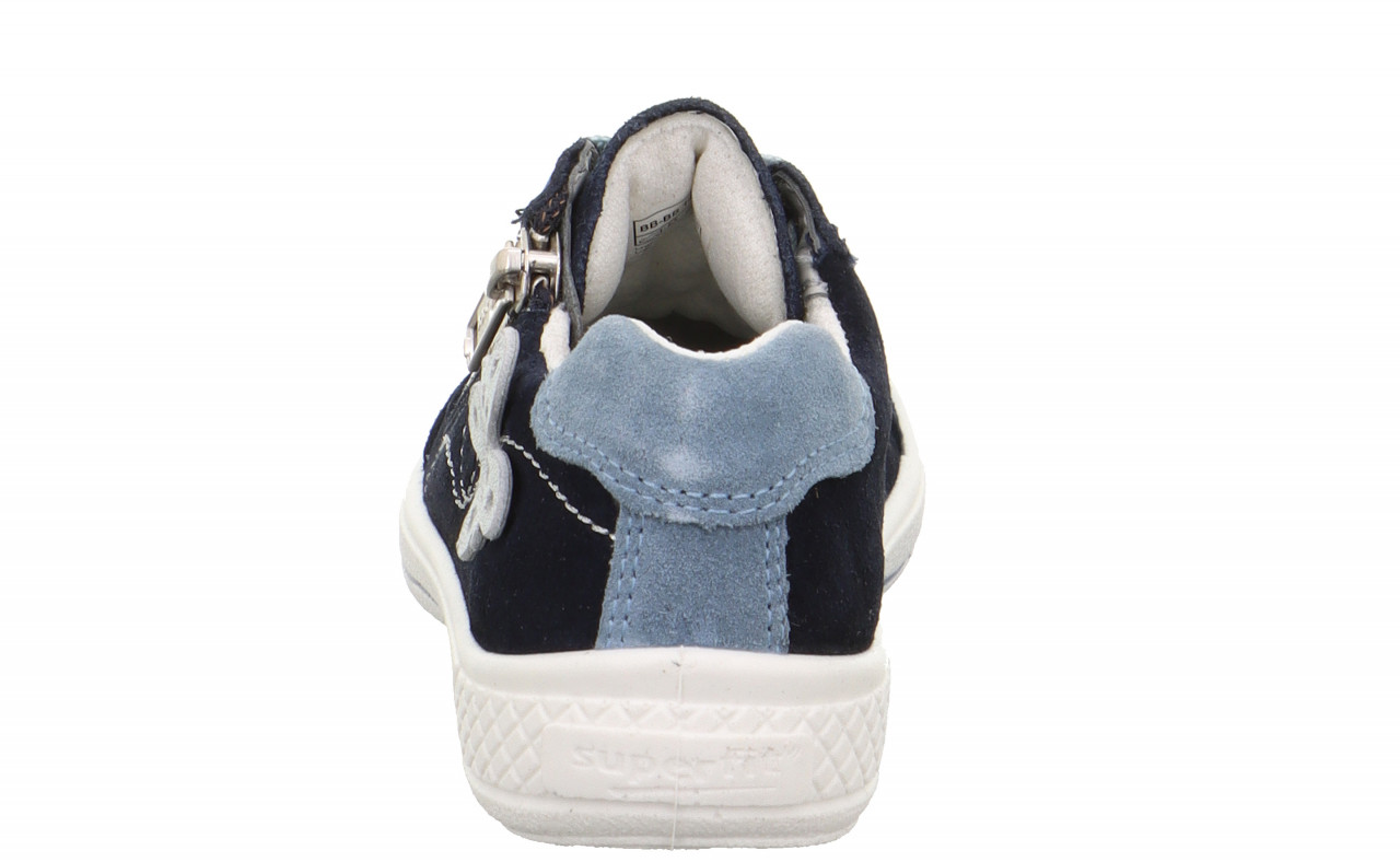 TENSY - Blau Sneaker low mit Reißverschluss