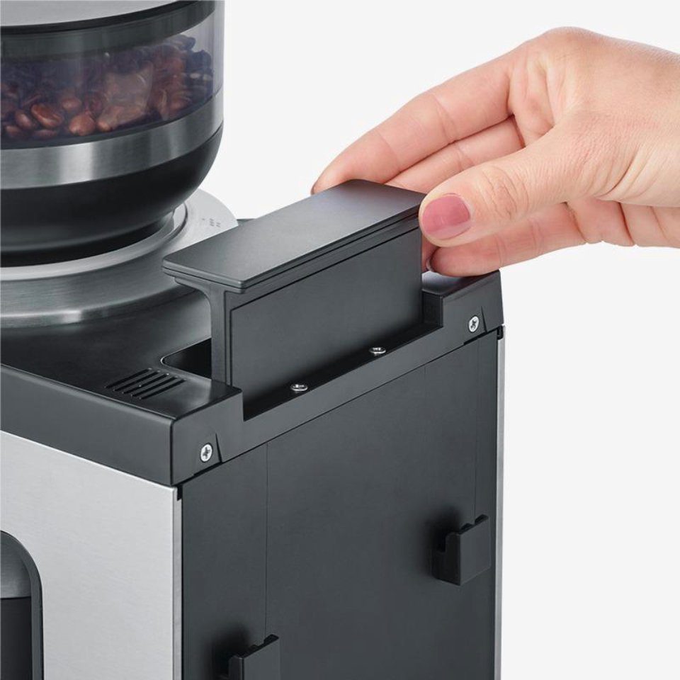 Severin Filterkaffeemaschine KA 4851 FILKA, Goldton-Filter, Edelstahl-Thermoskanne, Warmhaltefunktion, LED-Touch-Display