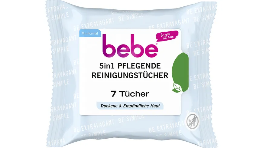 bebe 5in1 PFLEGENDE REINIGUNGSTÜCHER 7 Tücher