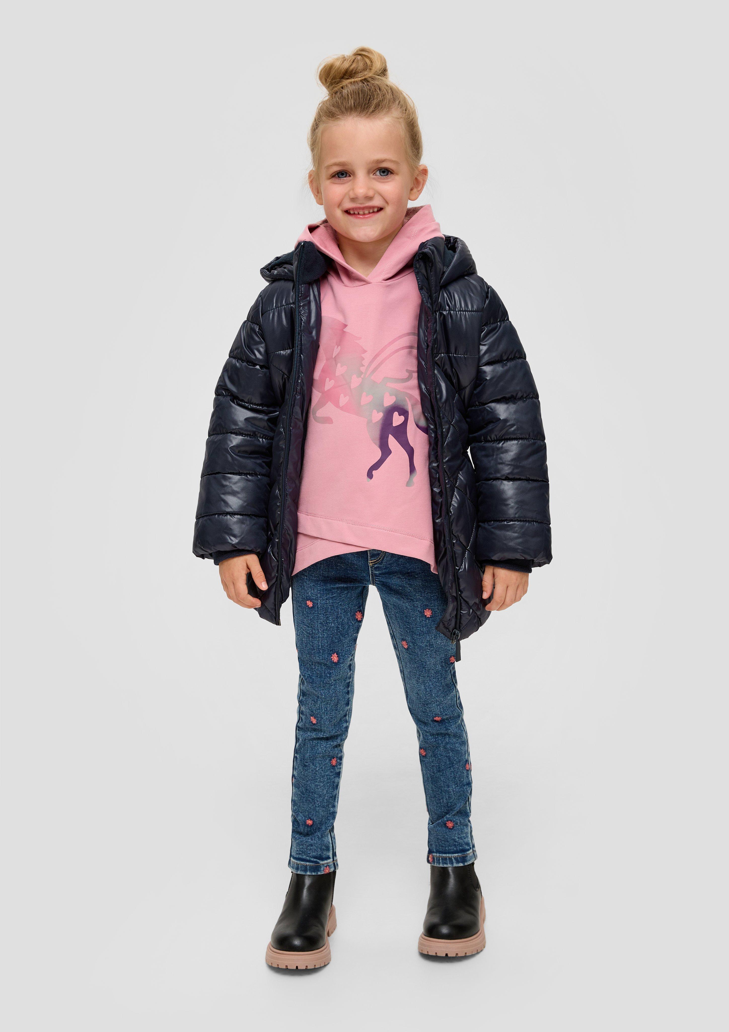 Steppjacke mit Textilgürtel  2132183-5952
