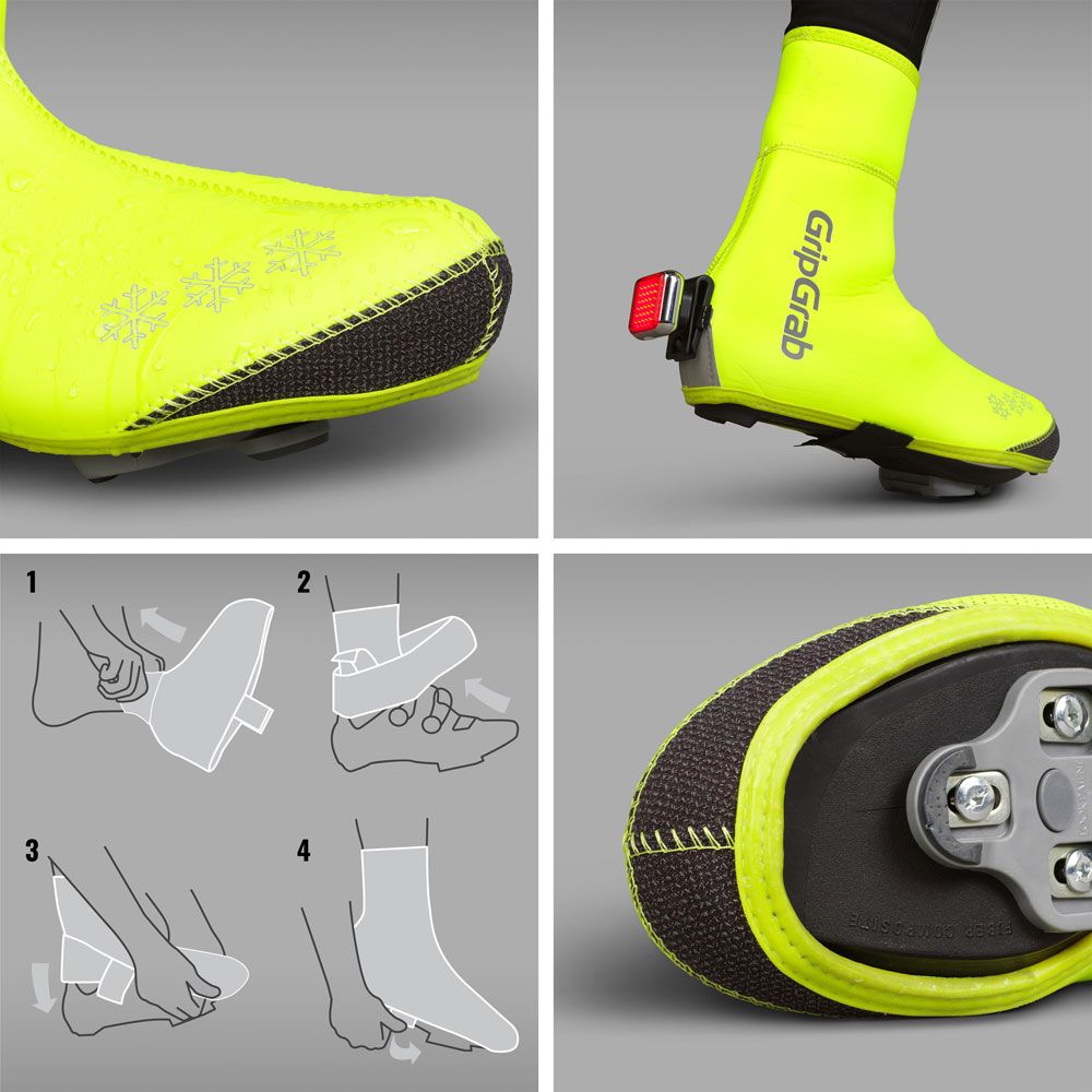 GripGrab Arctic Waterproof Hi-Vis - Winterüberschuhe kaufen | Bike-Discount
