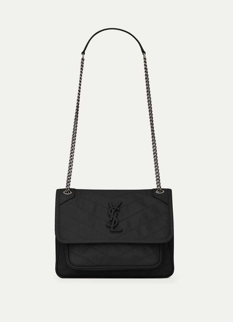 Geantă de umăr Saint Laurent Niki Baby din piele de vițel