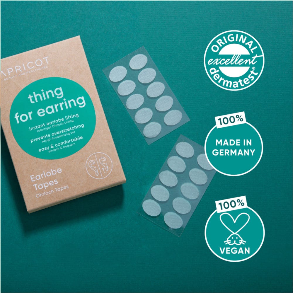 APRICOT Earlobe Tapes 60 Stück