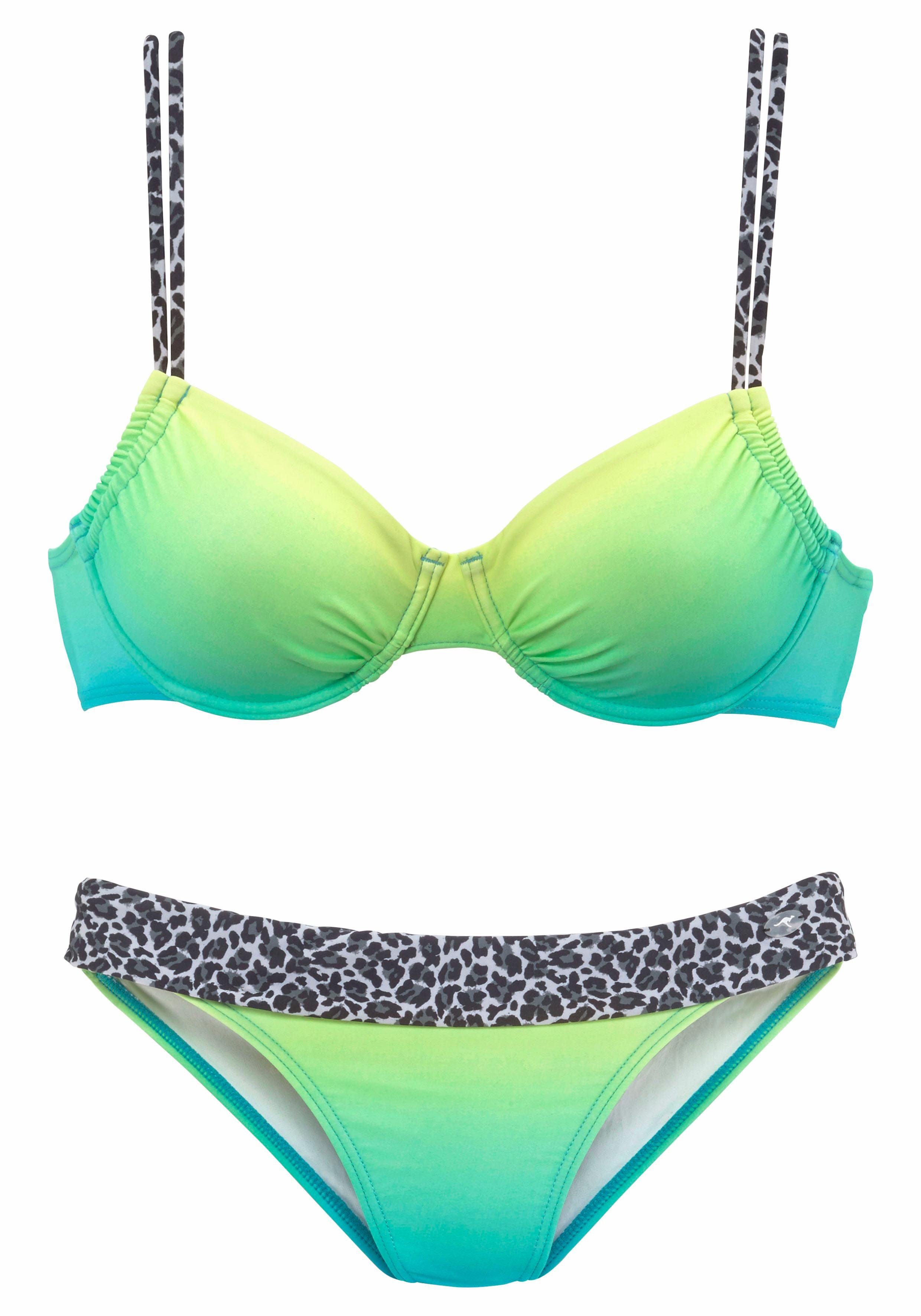 KangaROOS Bügel-Bikini mit trendigen Details im Leoprint