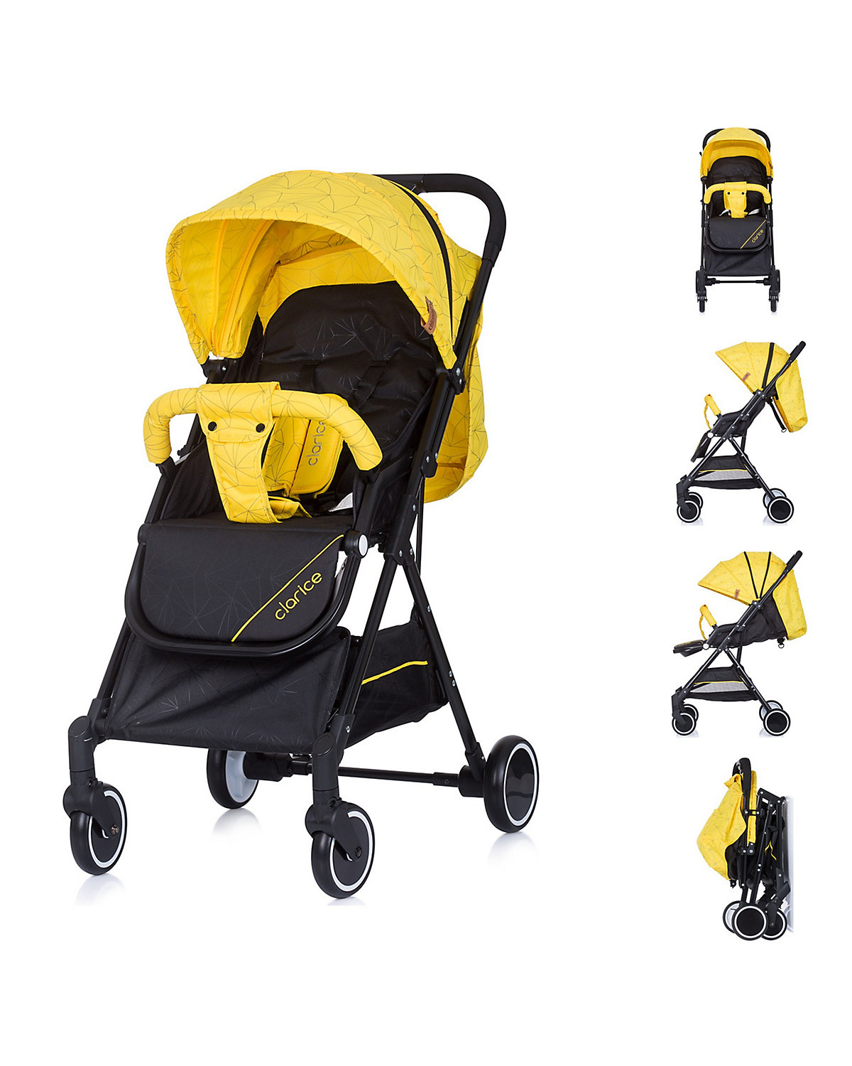 Kinderwagen Buggy Clarice Rückenlehne verstellbar klappbar Sonnendach Buggys