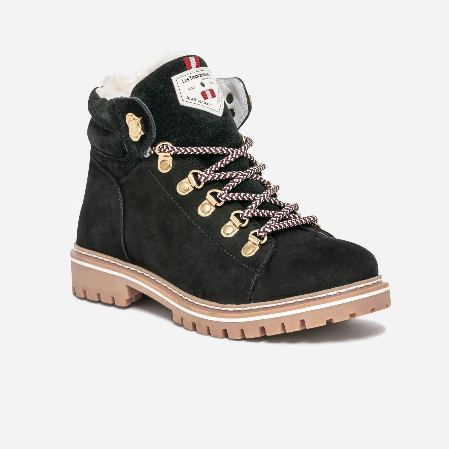 Boots à lacet LES TROPEZIENNES par M.Belarbi noires en nubuck