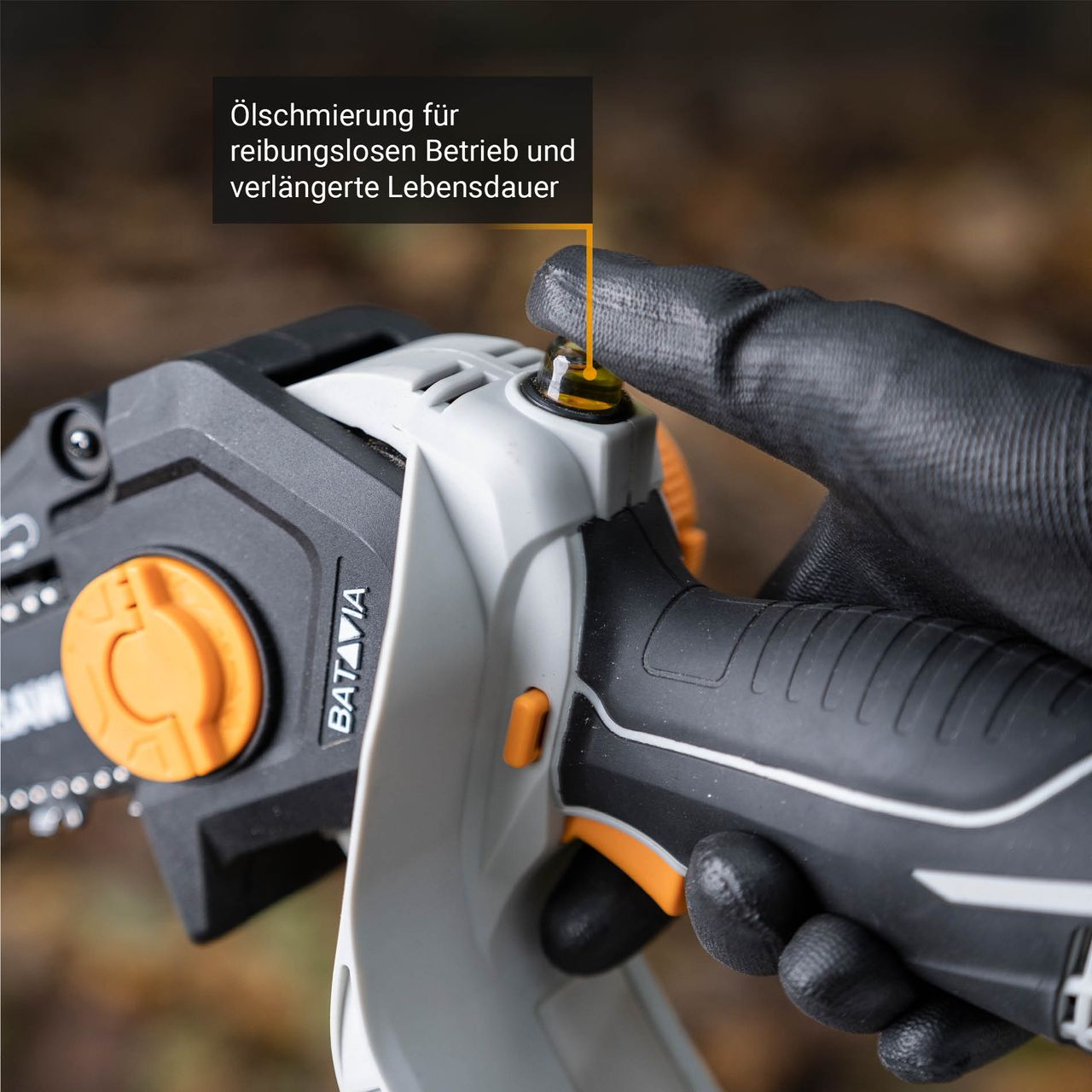 Batavia Nexxsaw V3 18V Akku-Einhand-Kettensäge 6' Mit 1 x Akku 2Ah und 1 x Ladegerät 2.4A