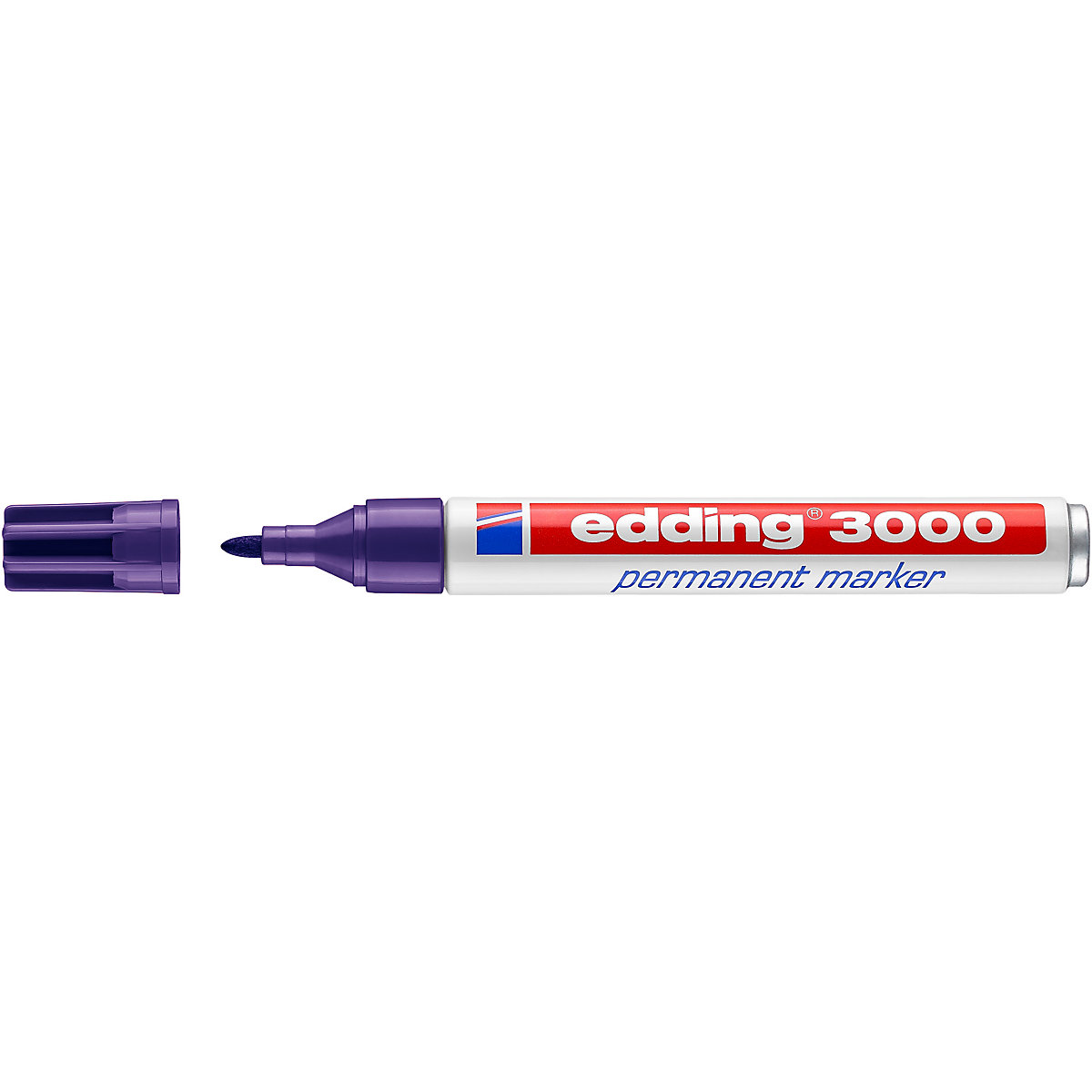 Permanentmarker 3000 violett, Strichstärke: ca. 1,5–3 mm, Ausführung: Einzelstift