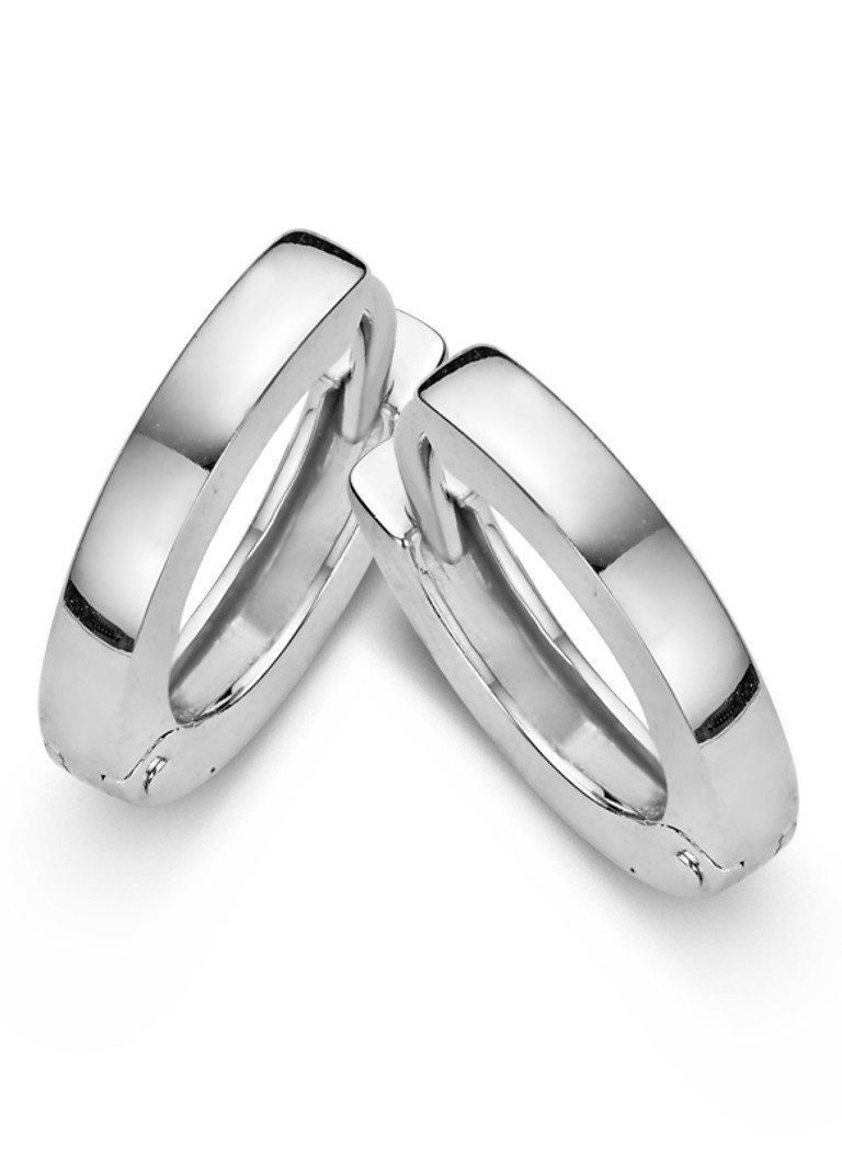 Casa Jewelry Plain Square sterling silver earrings
