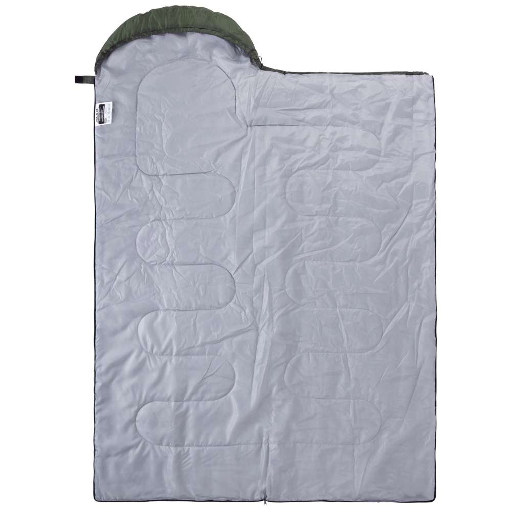 JELEX Outdoor Schlafsack 220 x 75 cm 15 °C grün