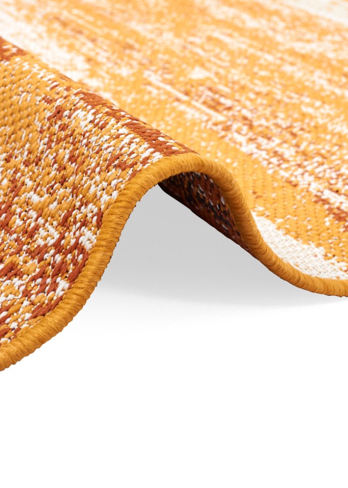 In- und Outdoor Teppich in gewischter Optik